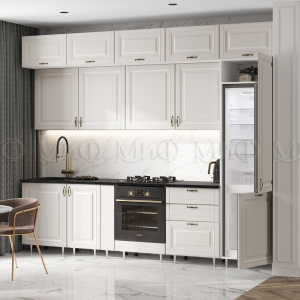 Модульный гарнитур Престиж Браш Лайт Грей 3метра