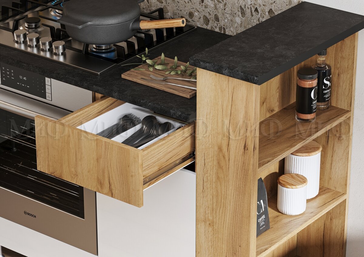 Кухня угловая Техно-5 NEW 3.2 х 2.24м. — изображение 7