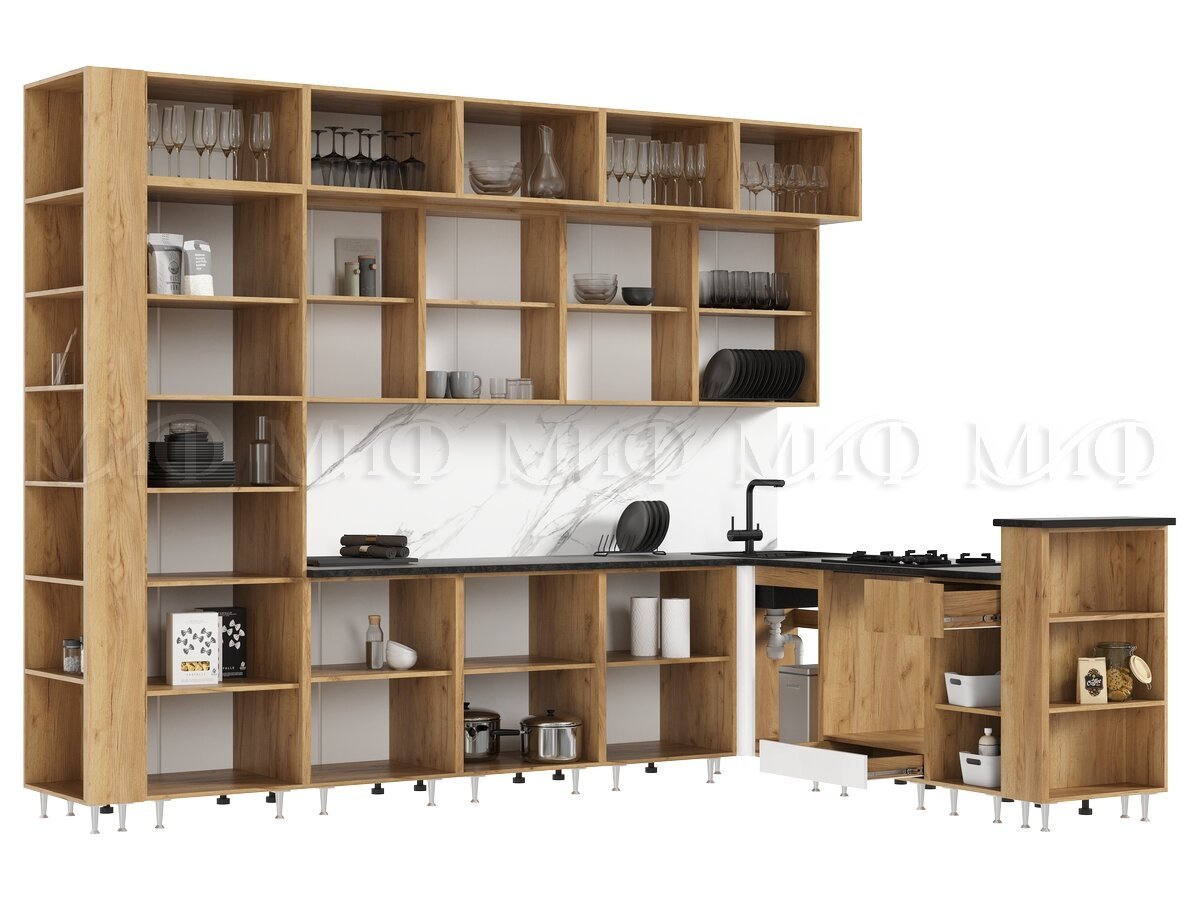 Кухня угловая Техно-5 NEW 3.2 х 2.24м. — изображение 8